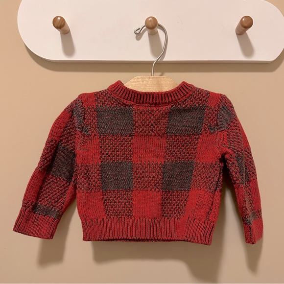 NWOT Gymboree Plaid Cotton Sweater - Picture 4 of 5